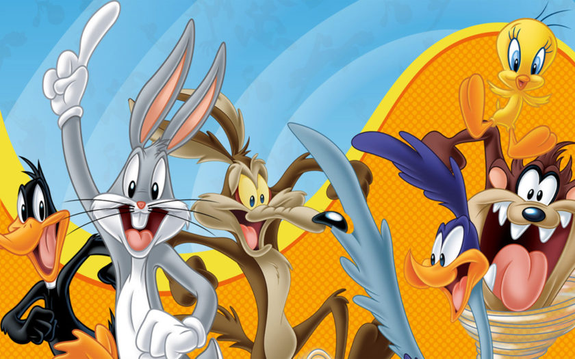 Looney Tunes Bugs Bunny Road Runner Daffy Duckand Coyotetweety Bird And Tas...