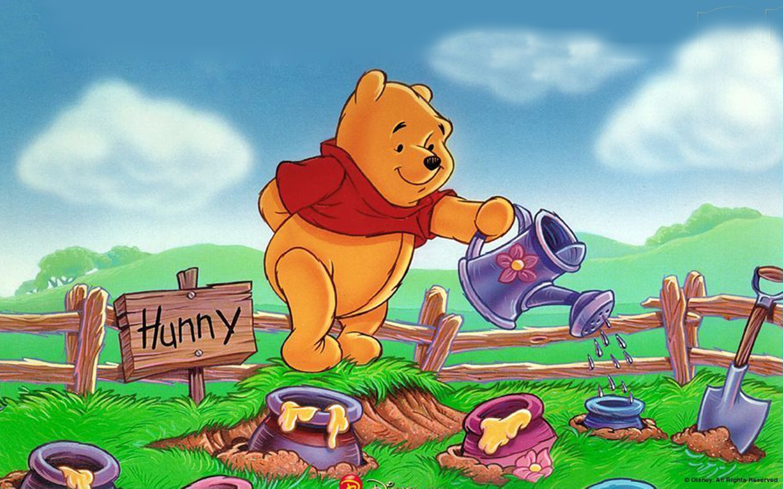 Winnie The Pooh Cartoon Walt Disney Hd Wallpaper For Desktop 1920x1200