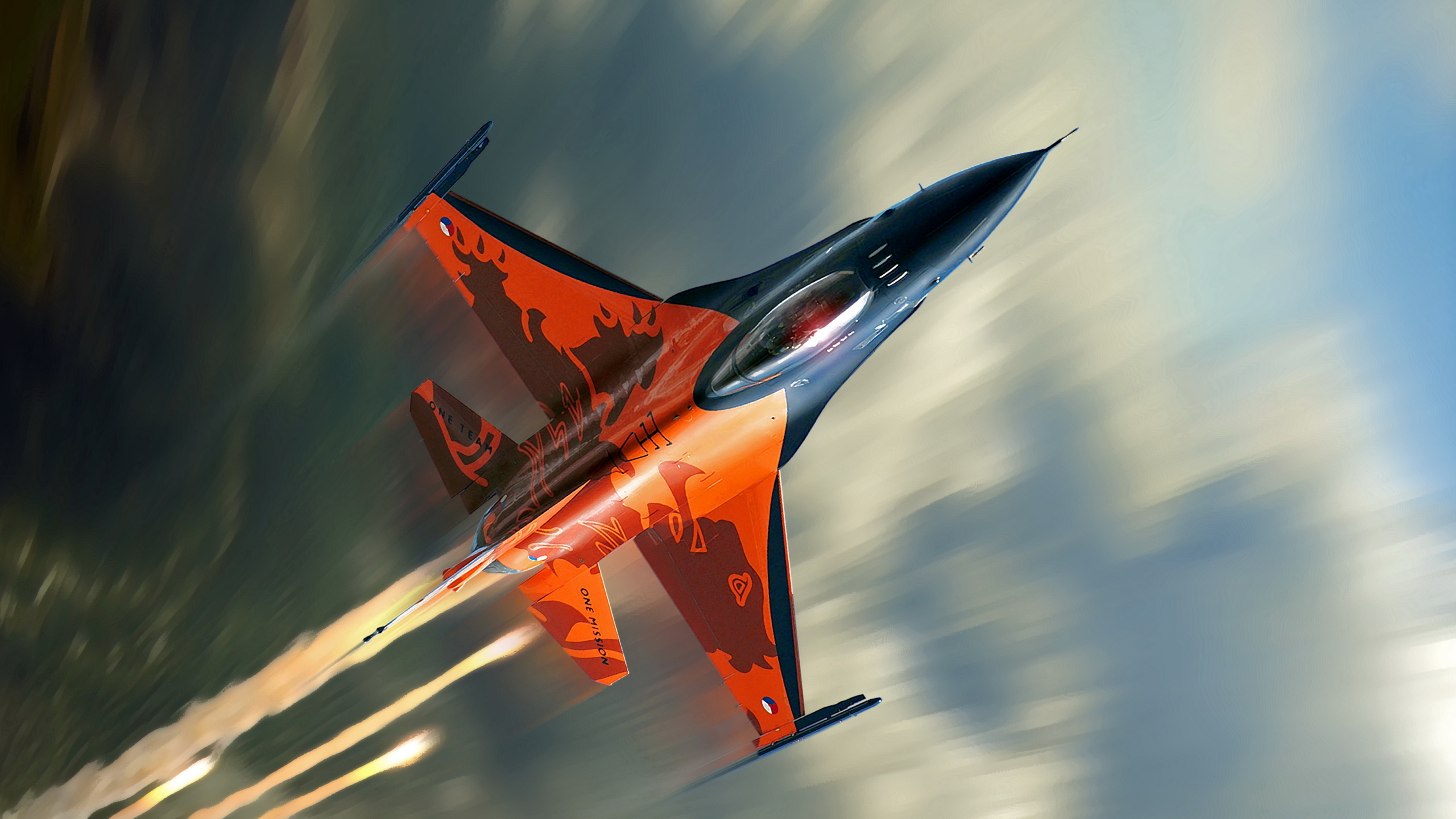 F 16 Falcon Fighter Jet Aircraft Us Air Force Wallpaper Hd For Mobile Phone  5120x2880 : 