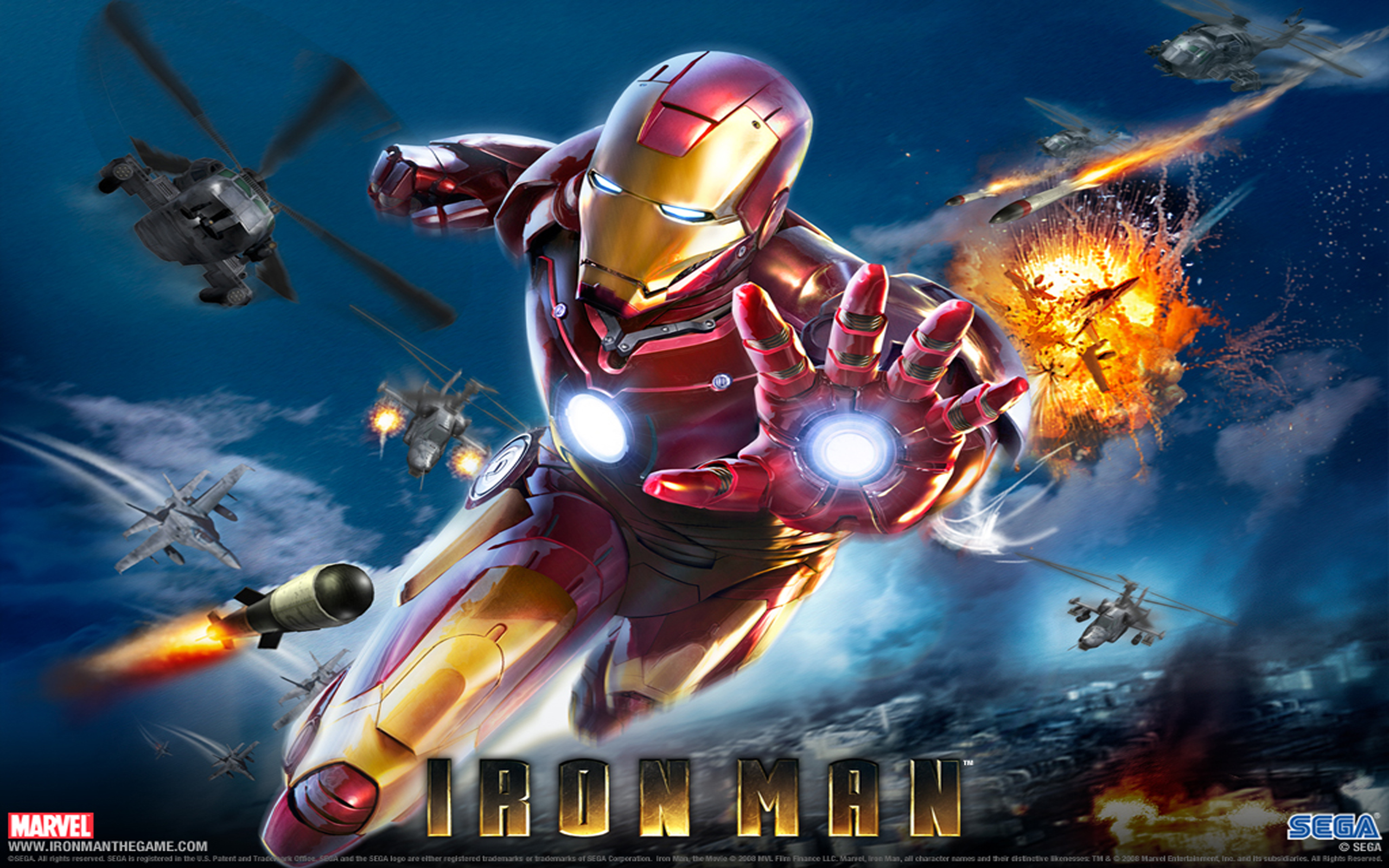 Marvel Iron Man Pc Video Game Desktop Hd Wallpaper For Pc Tablet And Mobile  Download 2560x1600 : 