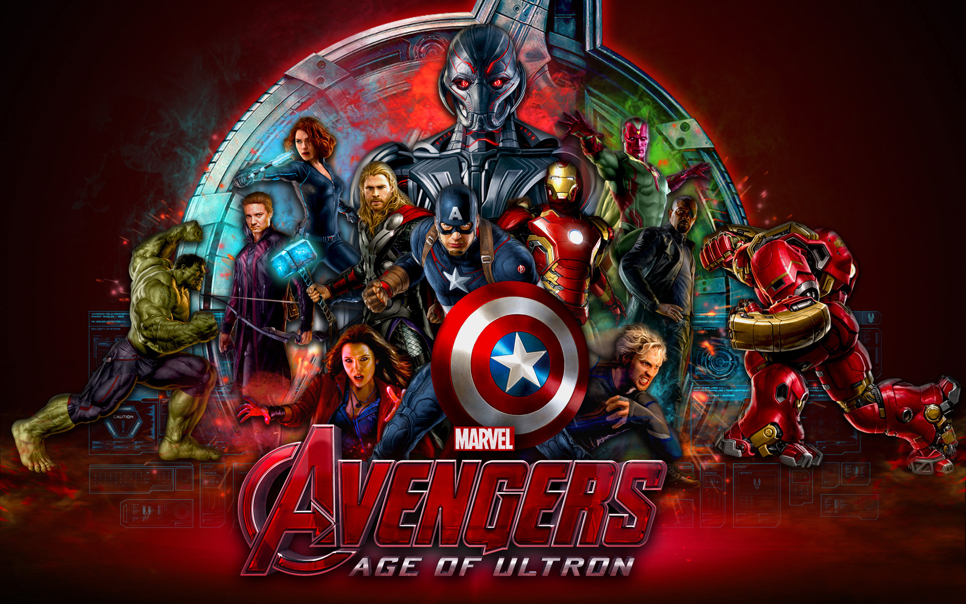 Marvel Studios Avengers Age Of Ultron 2015 Desktop Wallpaper Hd