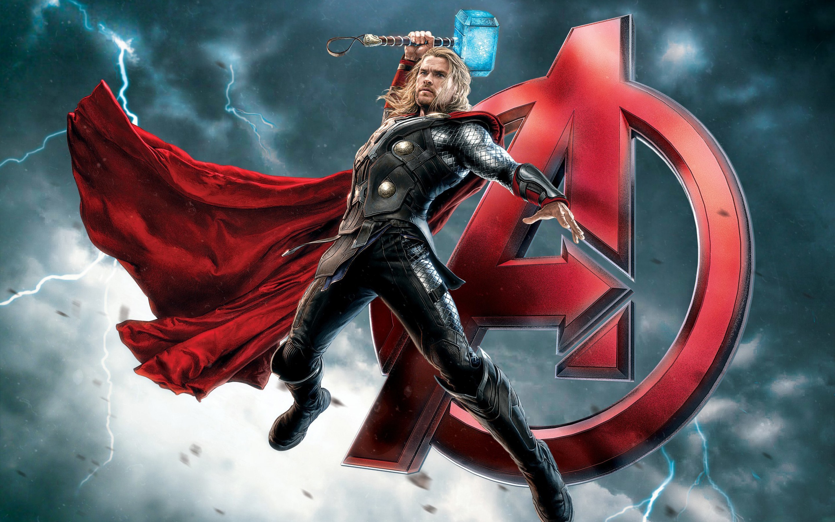 The Avengers Fantasy Warrior Thor Super Hero Poster Ultra Hd 4k Wallpaper  2880x1800 : 