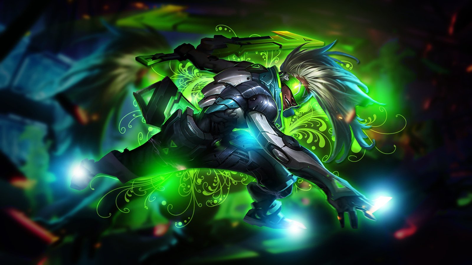 League Of Angels Ekko Splash Art Project Gameplay Hd Wallpaper For