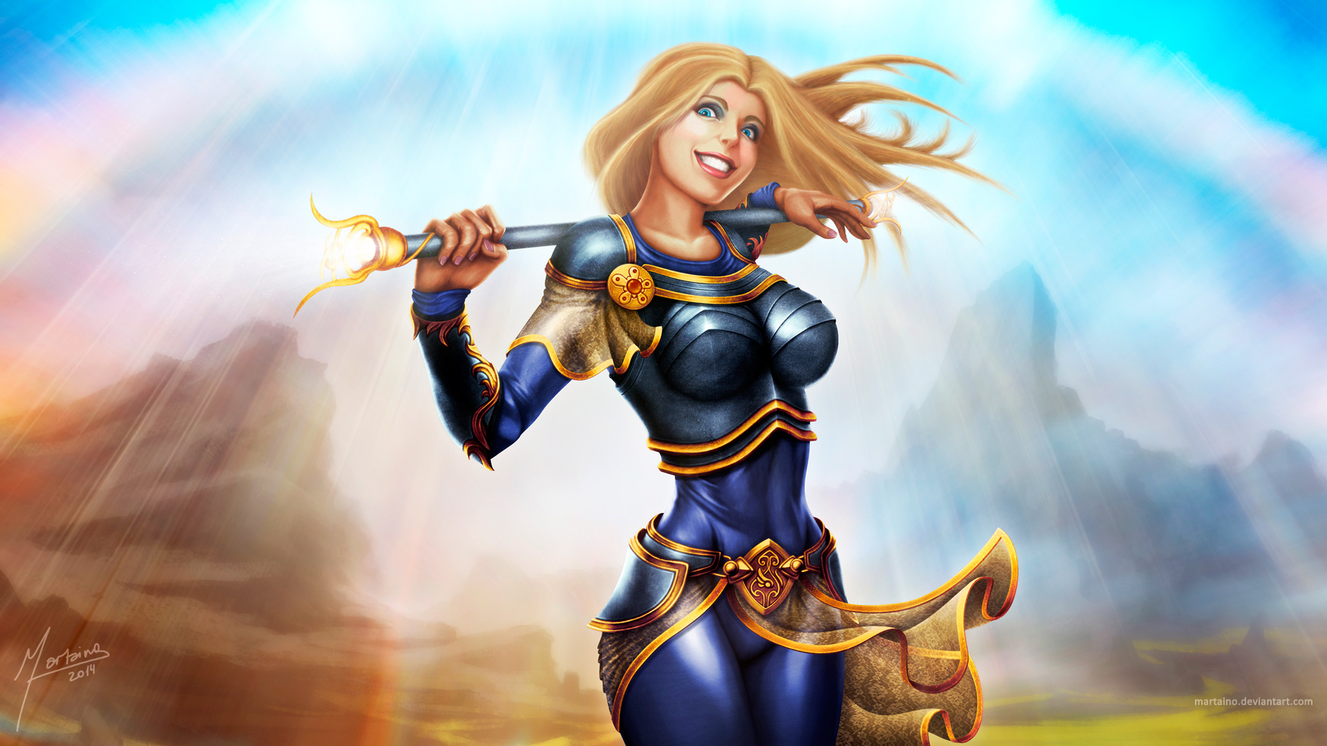 League Of Legends Lux The Lady Of Luminosity Roles Mage Support Splash Art ...