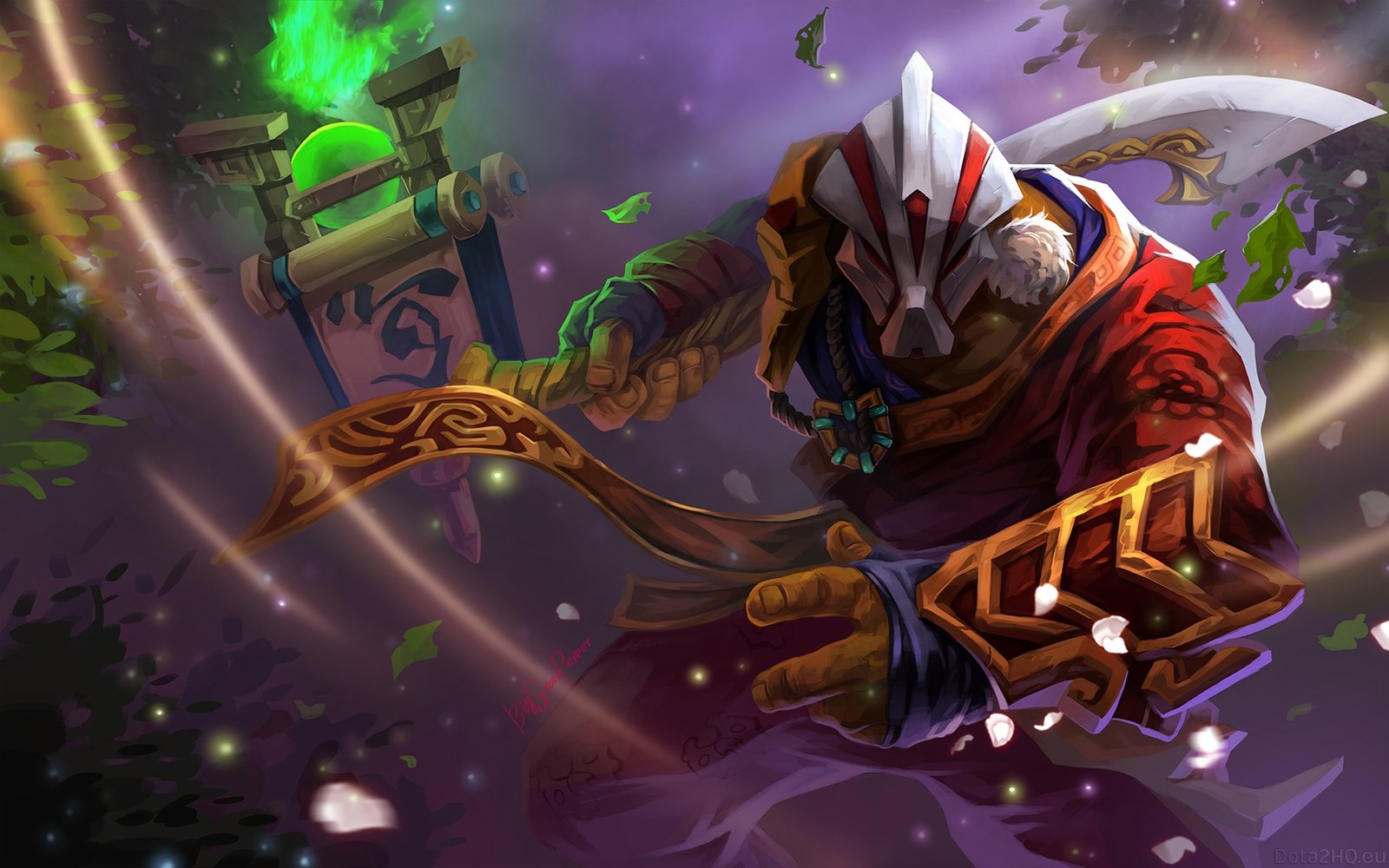 Dota 2 Fanart Wallpapers Hd Juggernaut Arcana 1920x1200 : Wallpapers13.com