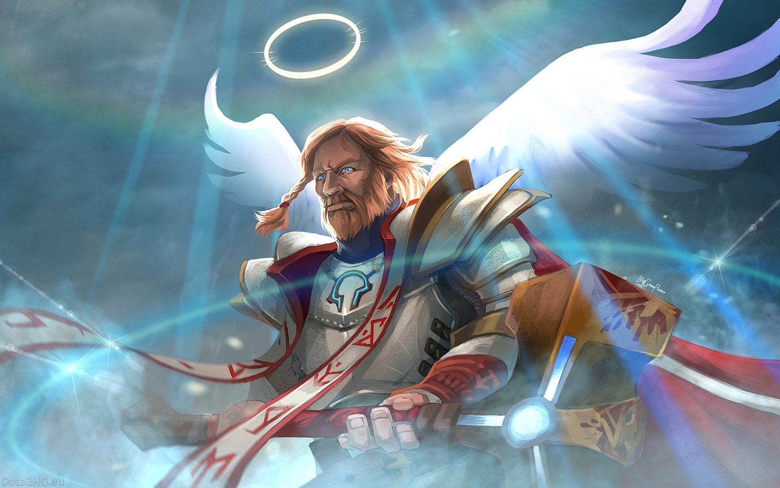 Dota 2 Heroes Omniknight Roles Support Nuker Durable Game Wallpapers Hd