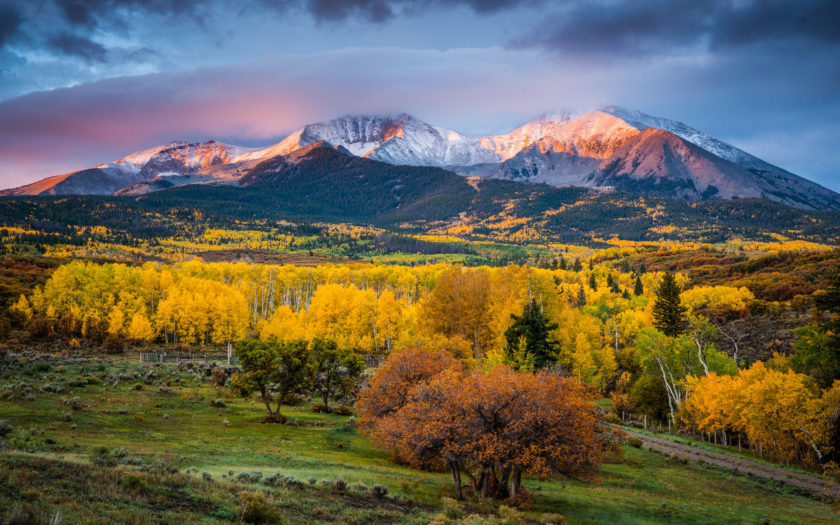 Colorado Fall Colors Sunrise Landscape - pling.com