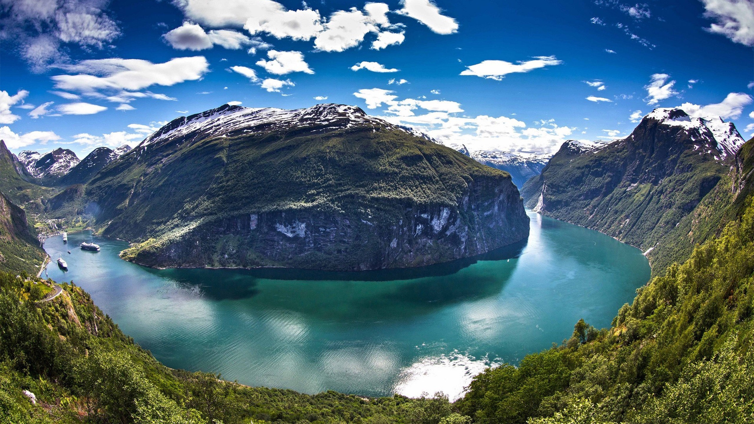 Geirangerfjord's Fjord In The Sunnmore Region Of The Romsdal Norway