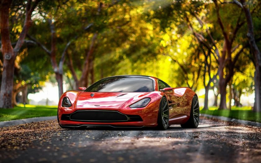 Cars Aston Martin Concept Red Car Dbc Design 4k Ultra Hd Wallpaer 3840x2400  : 