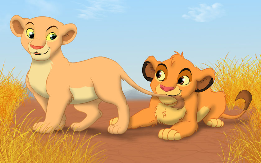 Simba And Nala The Lion King Desktop Hd Wallpaper For Pc Tablet And Mobile  3840x2160 : 