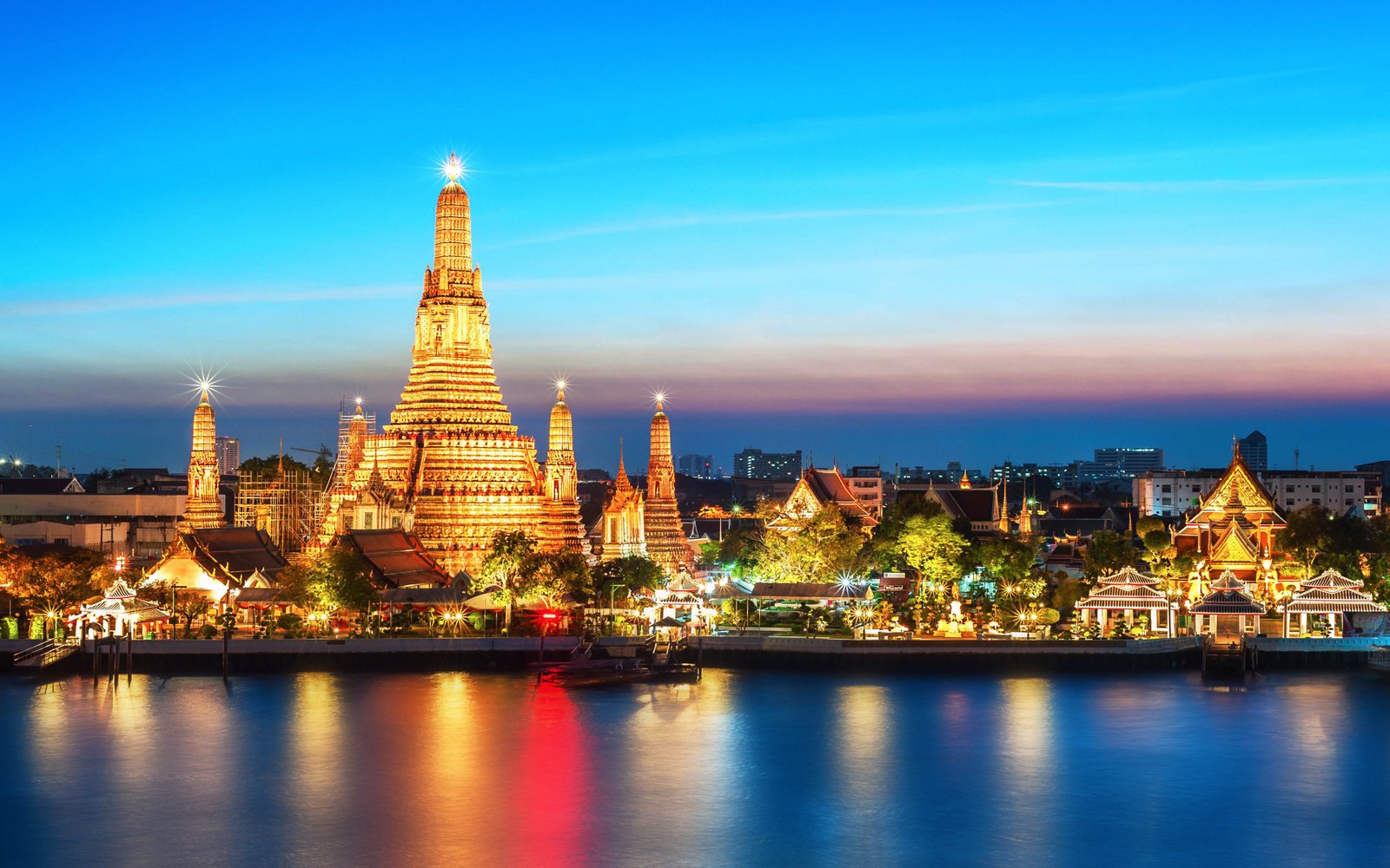 Thailand Wat Arun Buddhist Temple In Bangkok Yai District Of Bangkok