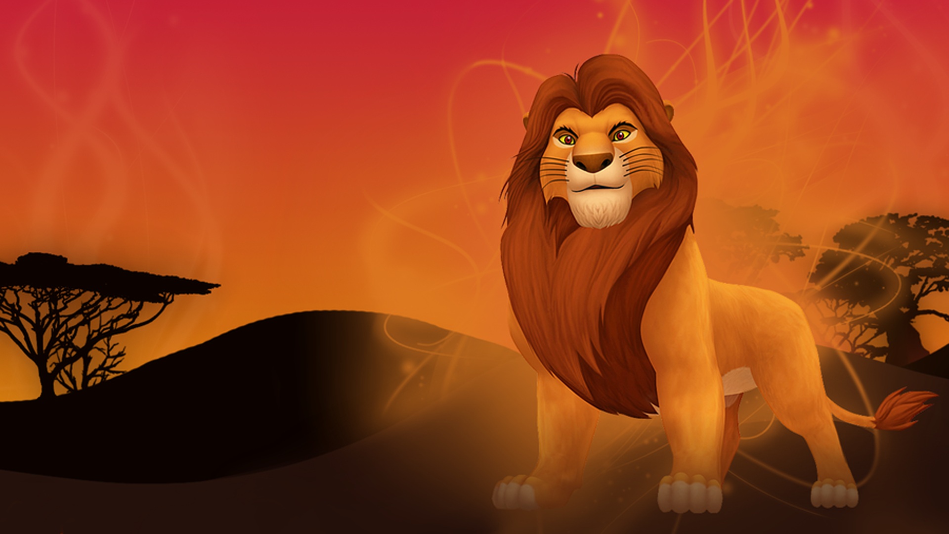 The Lion King Mufasa Walt Disney Wallpaper Hd 1920x1080 : 