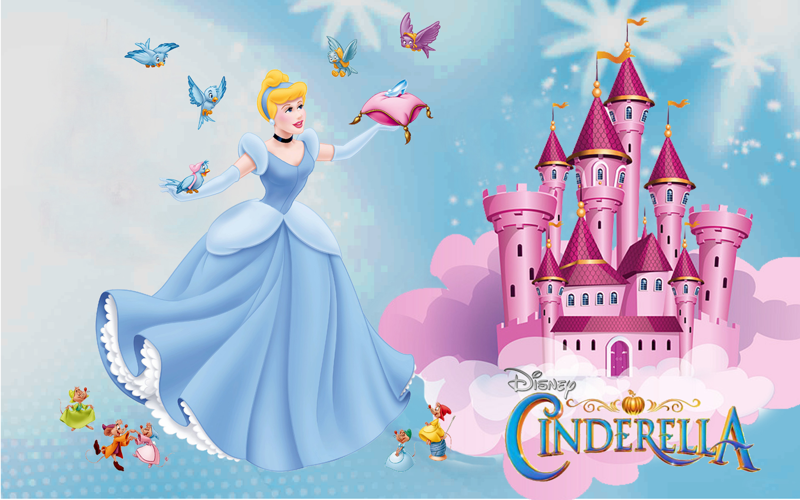 Download Castle Of Princess Cinderella Friends Jaq Gus Mary And Mouse Perla...