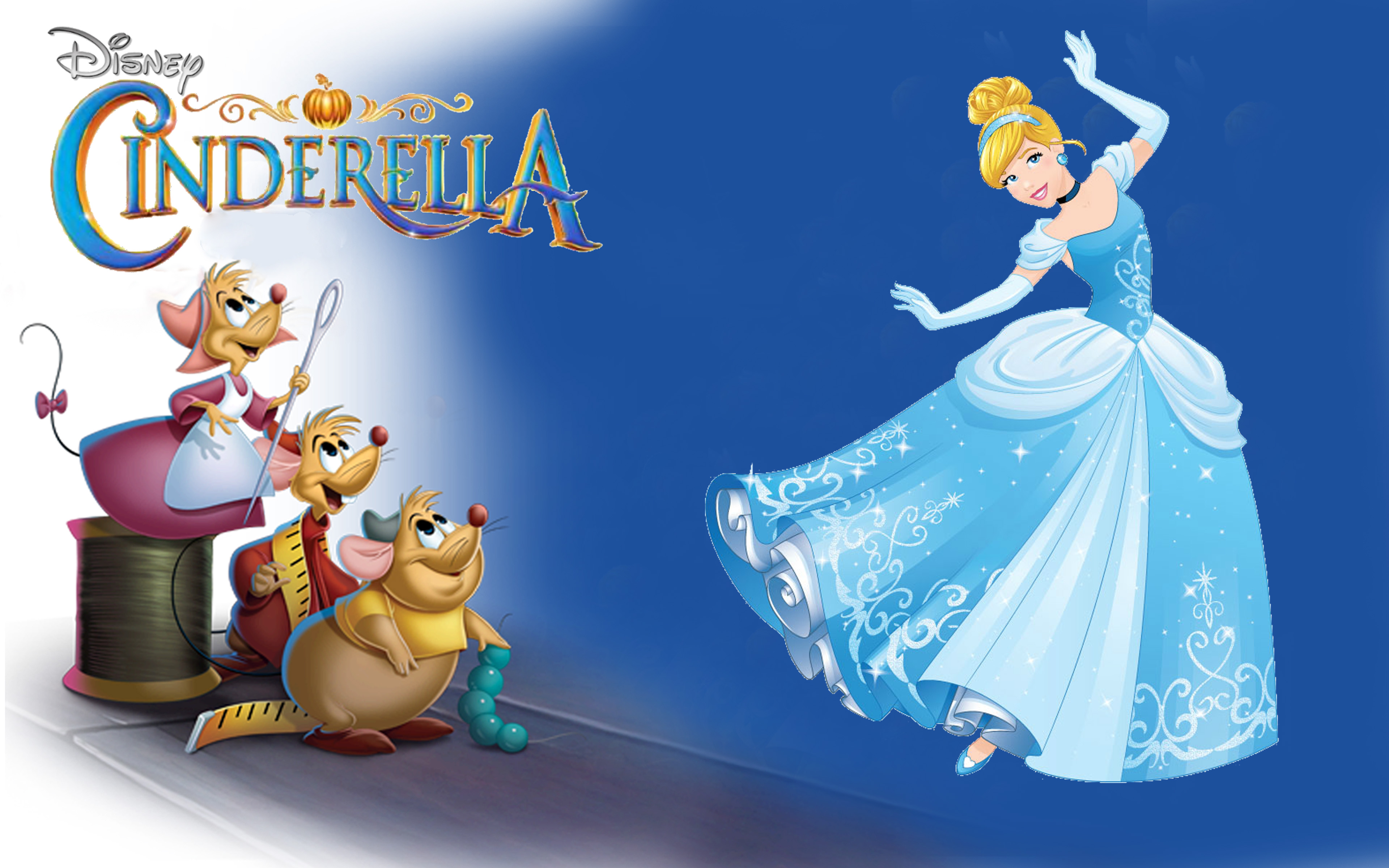 Char Mice And Cinderella Dance Walt Disney Desktop Wallpaper Hd For