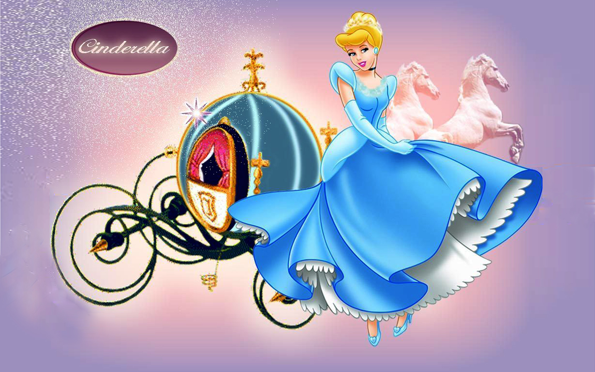 Cinderella Love Story Cartoon Hd Wallpaper For Pc Tablet And Mobile