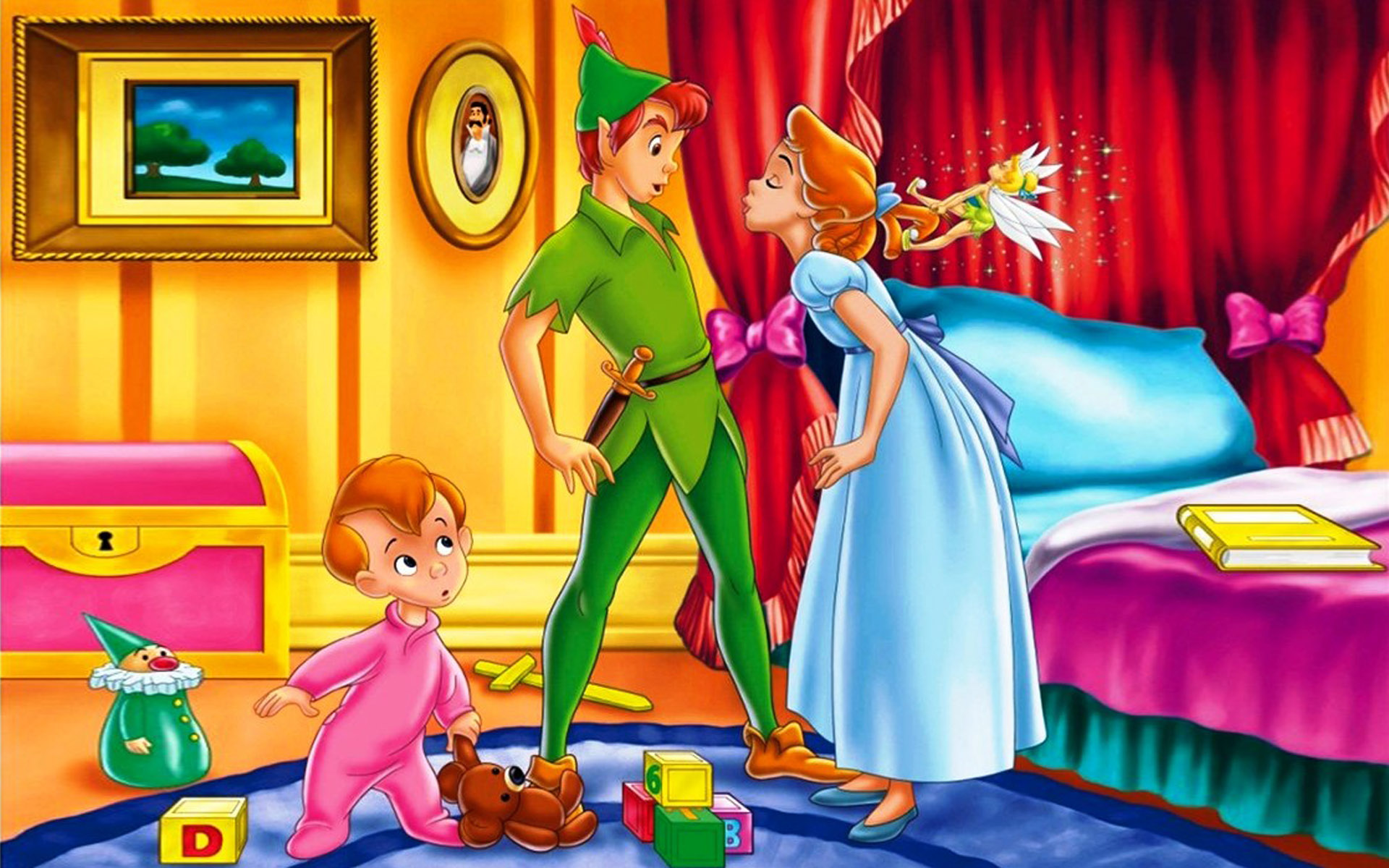 Peter Pan With Wendy Darling And Michael Darling Disney Images Free