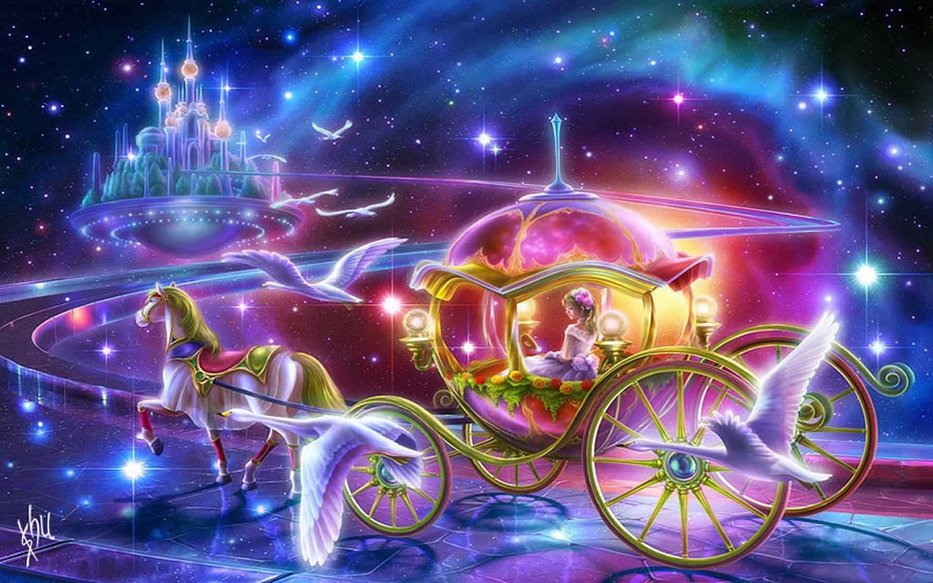 Royal Chaotic With Cinderella Direct To Royal Palace Desktop Hd Wallpaper  For Mobile Phones Tablet And Pc 1920x1200 : 