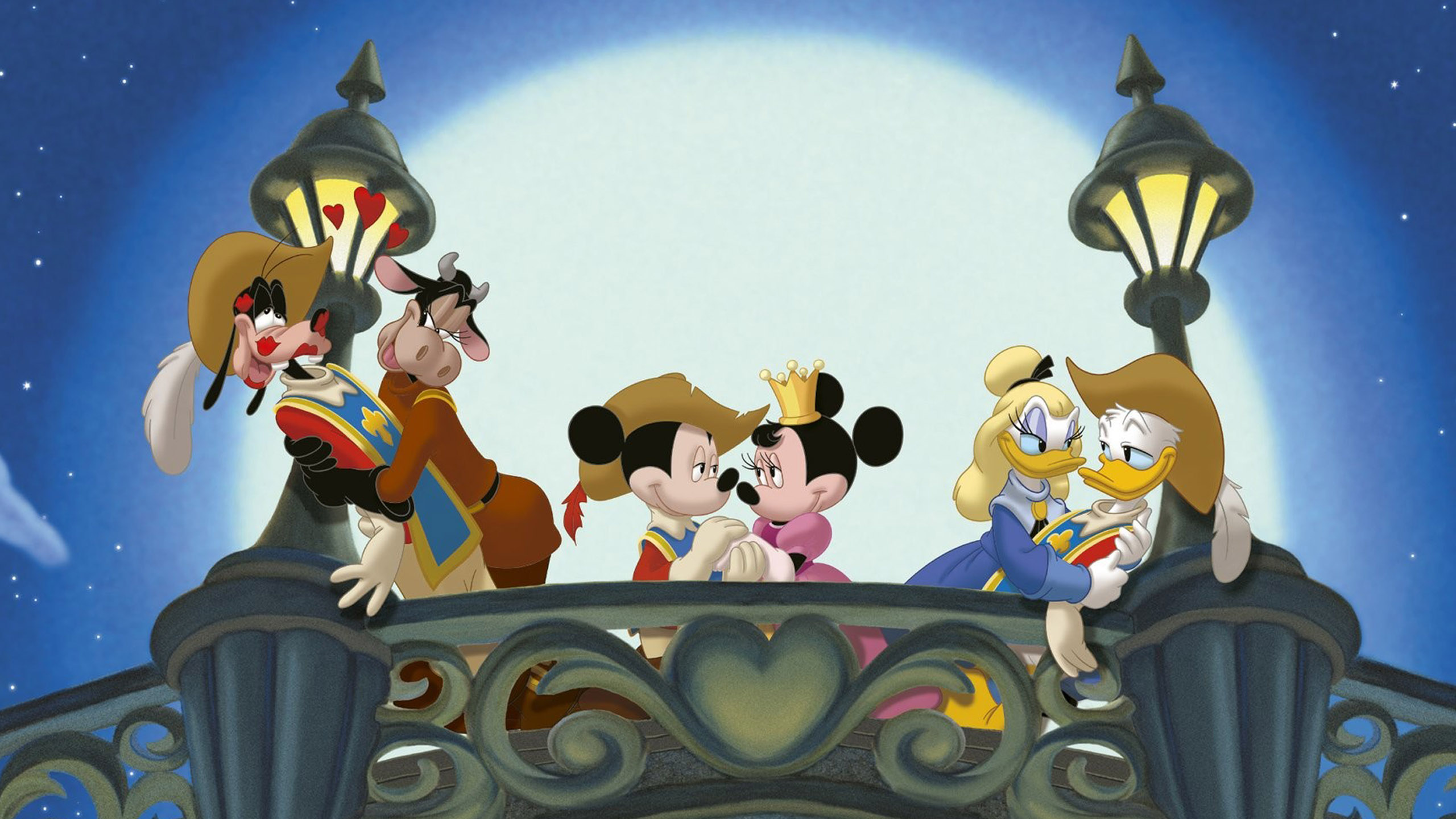 Mickey Musketeers Mickey Three Disney Donald Goofy Children Cartoons ...