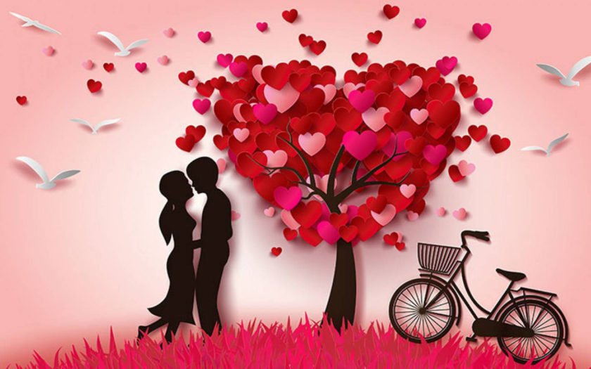 Facebook And Whatsapp Messages Romantic Love Loving Couple Love Under The  Tree Mobile Wallpaper Hd 1920x1080 : Wallpapers13.com