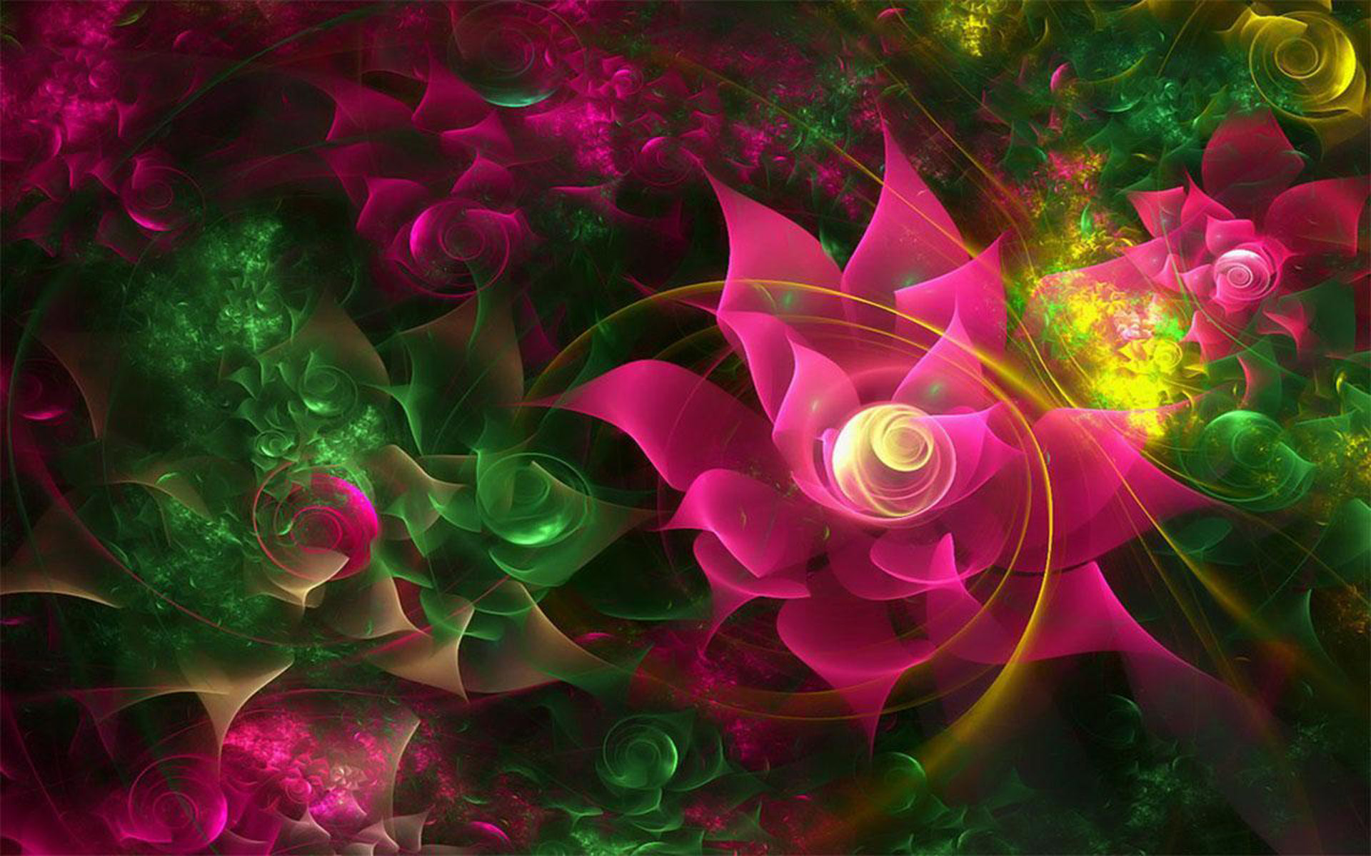 Flowers Fantasy Dreams Beautiful Abstract 3d Wallpapers Hd 1920x1200