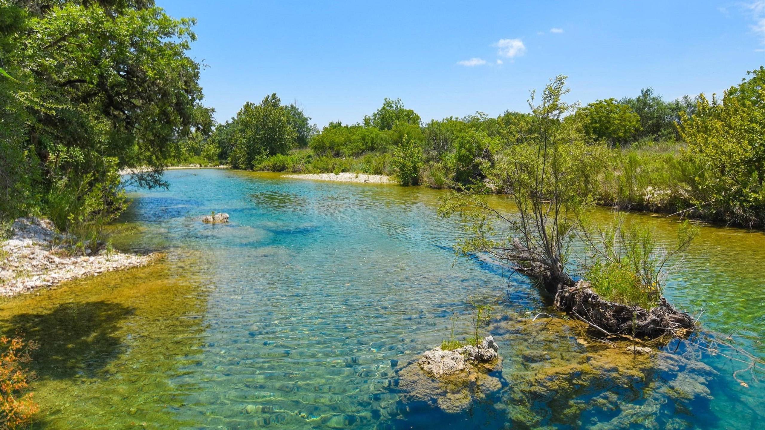 Download River And Texas Usa Frio River Green River With Clear Water Rocks ...