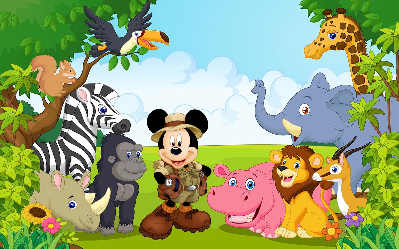 mickey mouse cartoon safari so good