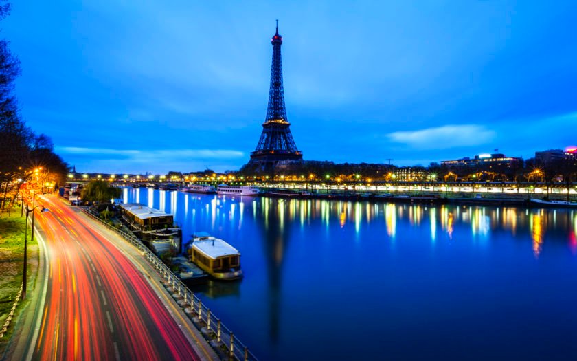 Morning In Paris France Eiffel Tower And River Seine 4k Ultra Hd Desktop  Wallpapers For Computers Laptop Tablet And Mobile Phones 3840х2400 :  