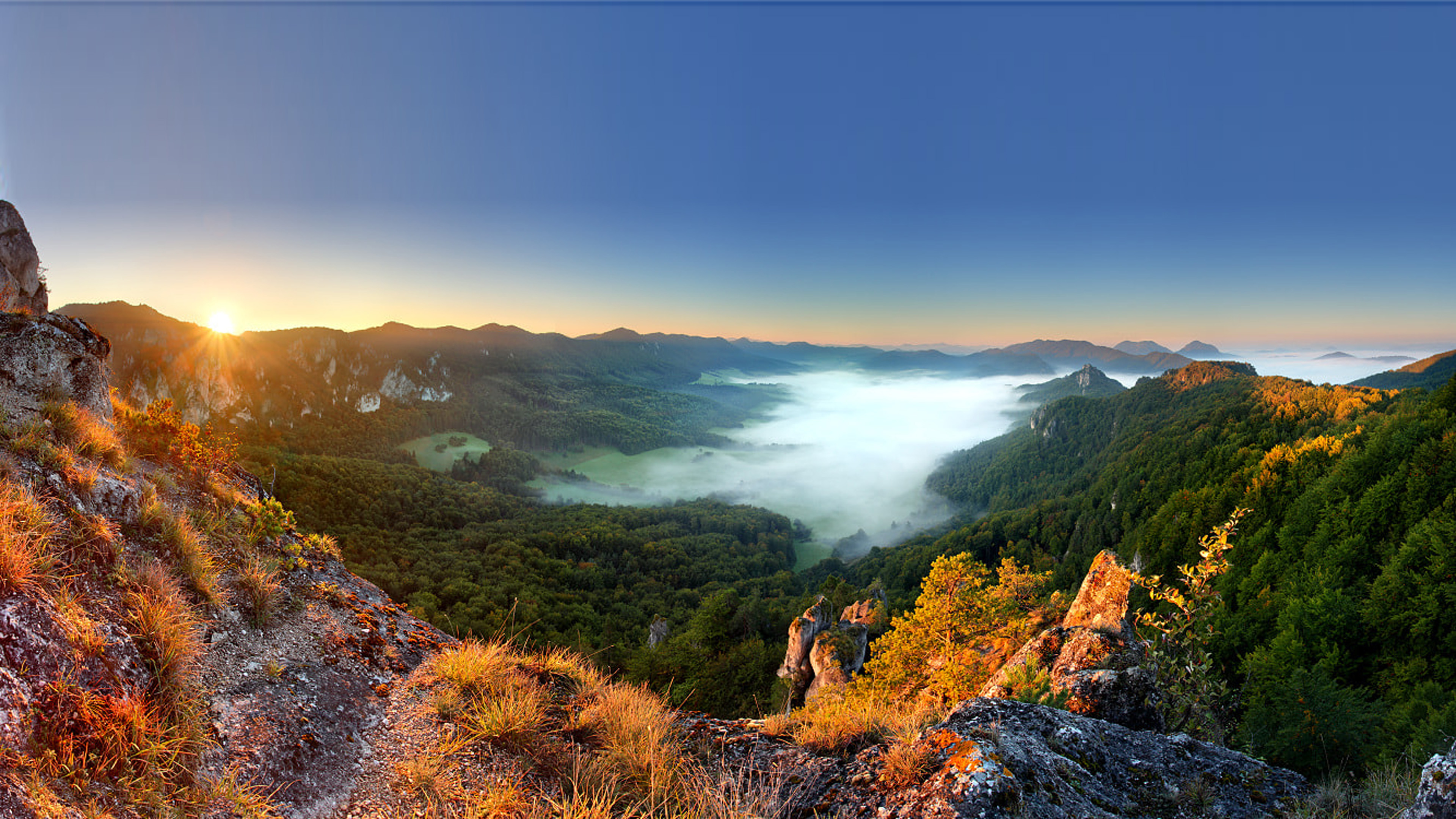 Sunrise At National Nature Reserve Sulov Rocks In Slovakia 4k Ultra Hd Desktop Wallpapers For Computers Laptop Tablet And Mobile Phones Wallpapers13 Com