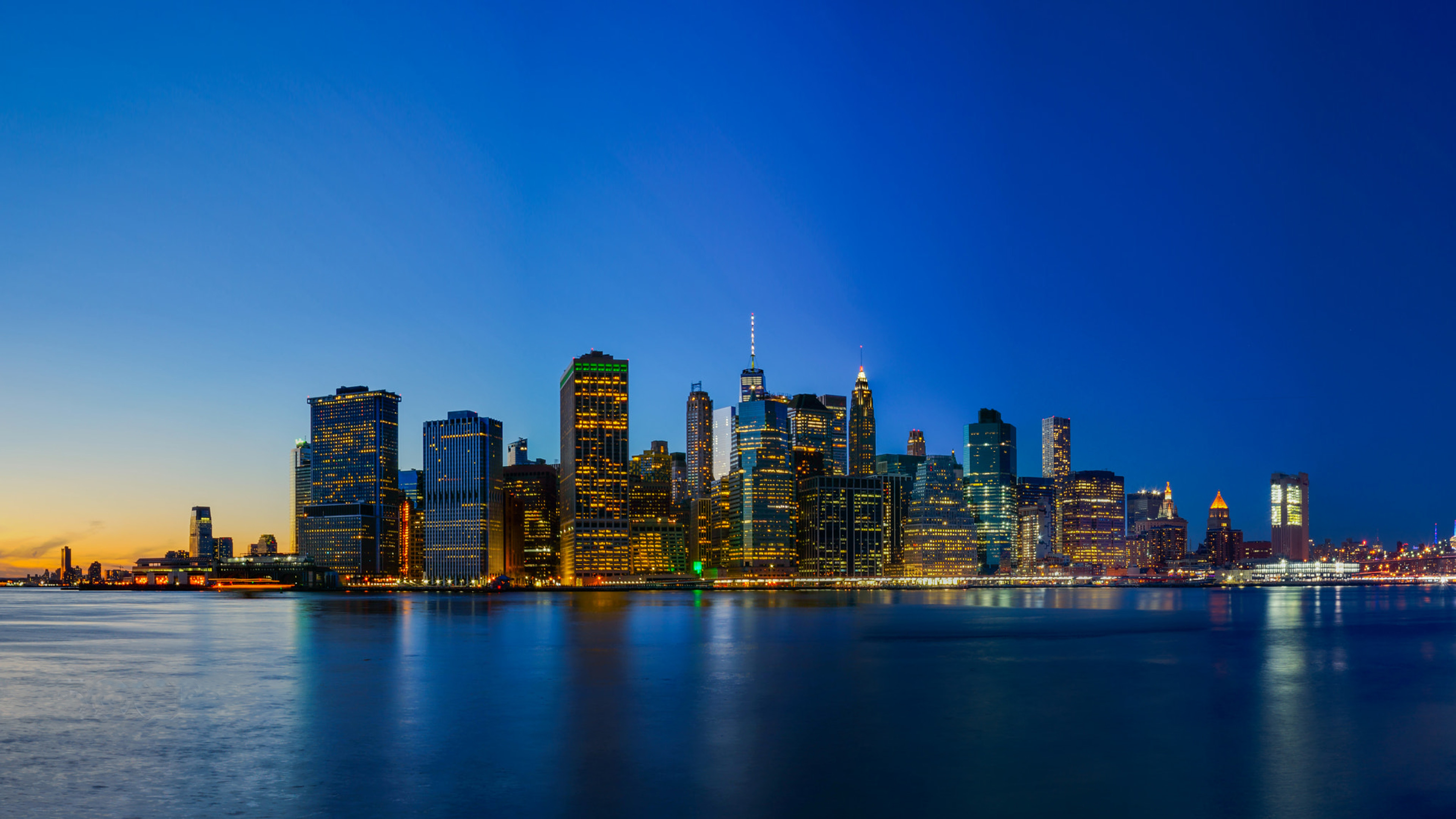 Brooklyn Bridge Park New York City Skyline Best Hd Wallpapers For Desktop  Tablets And Mobile Phones 3840x2160 : 