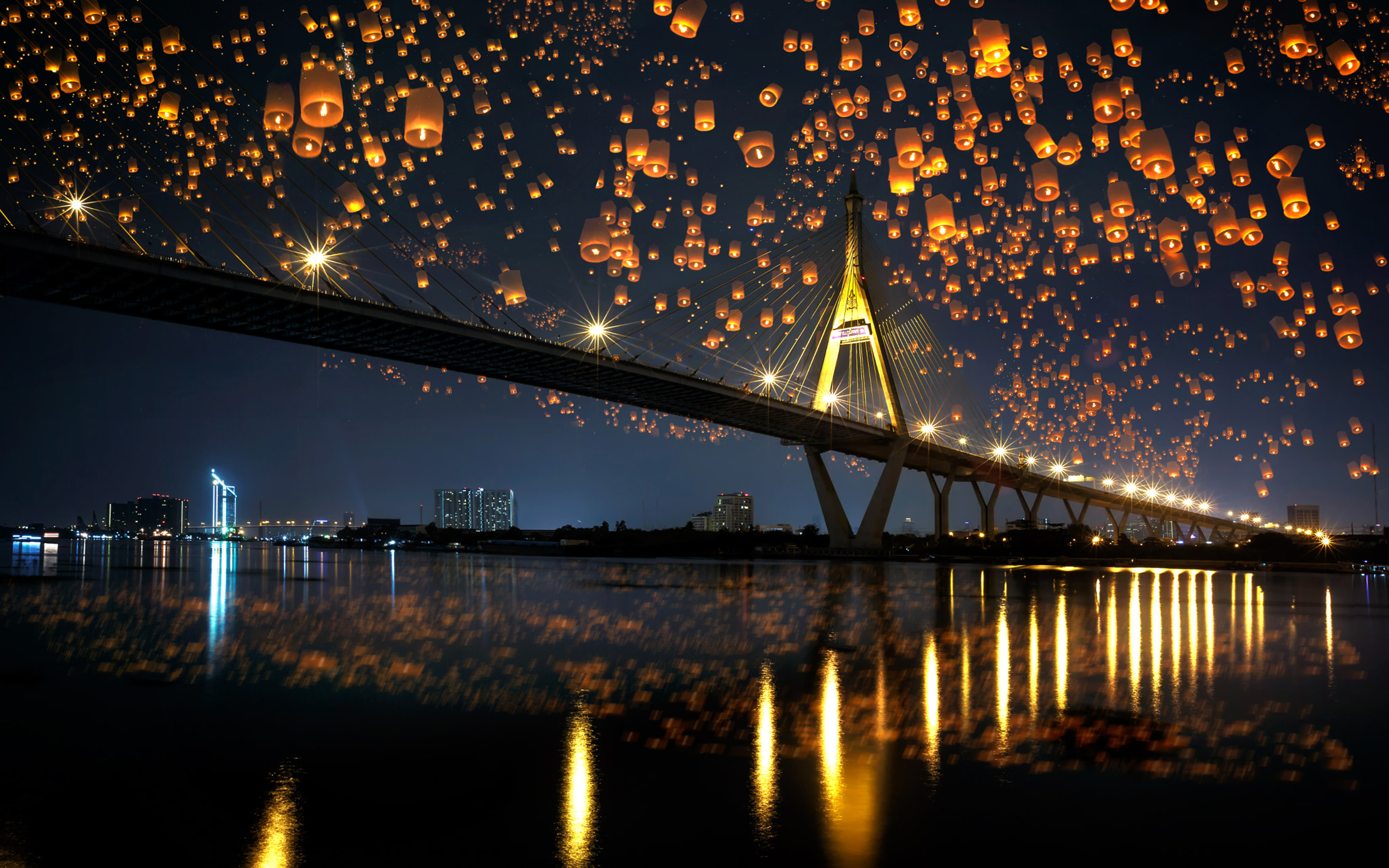 Mir noch. Ночной город. Ночной мост. Мост ночью. Город мост ночь.