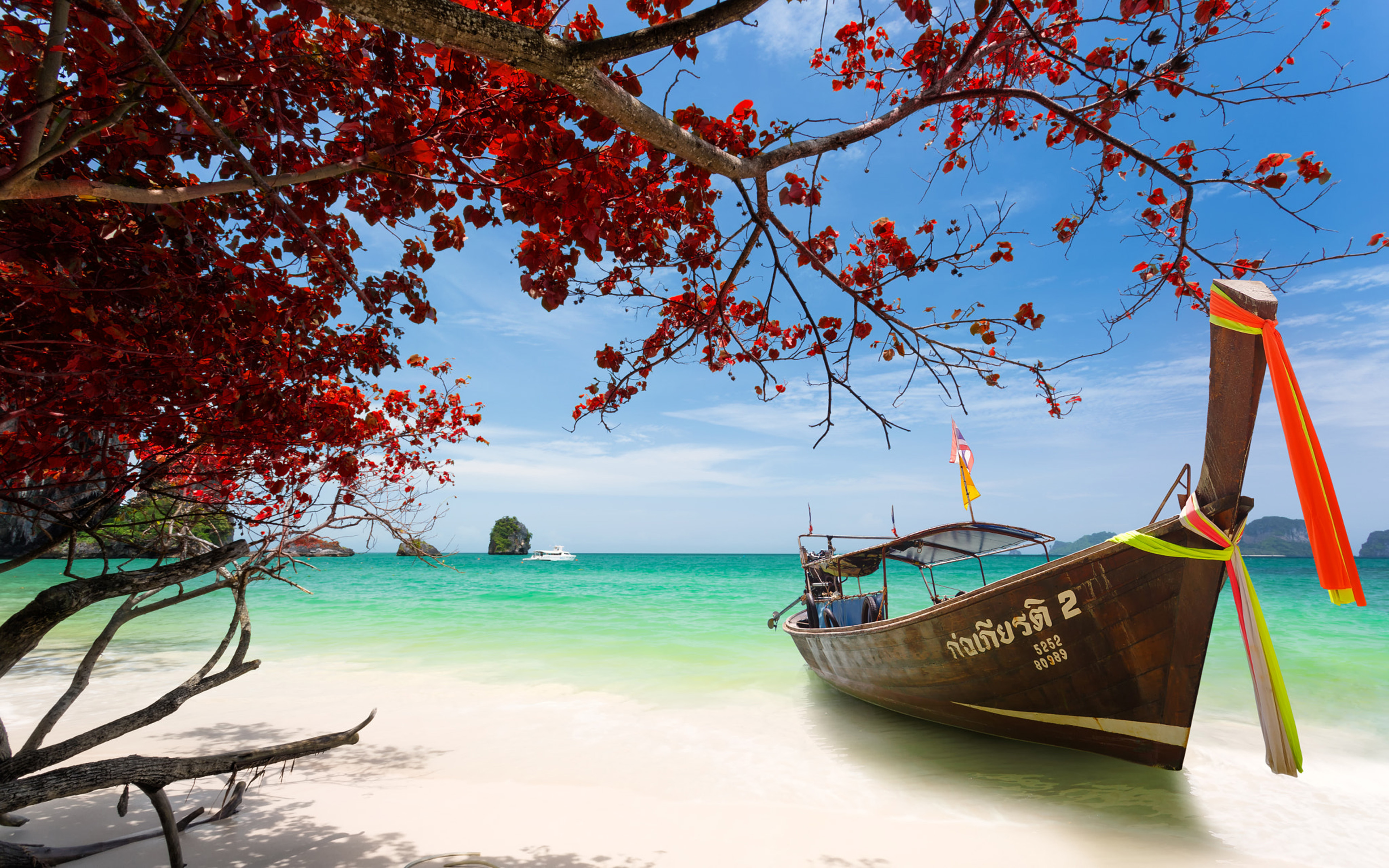Krabi Beach Thailand Tropical Peninsula Andaman Sea Best Hd Desktop