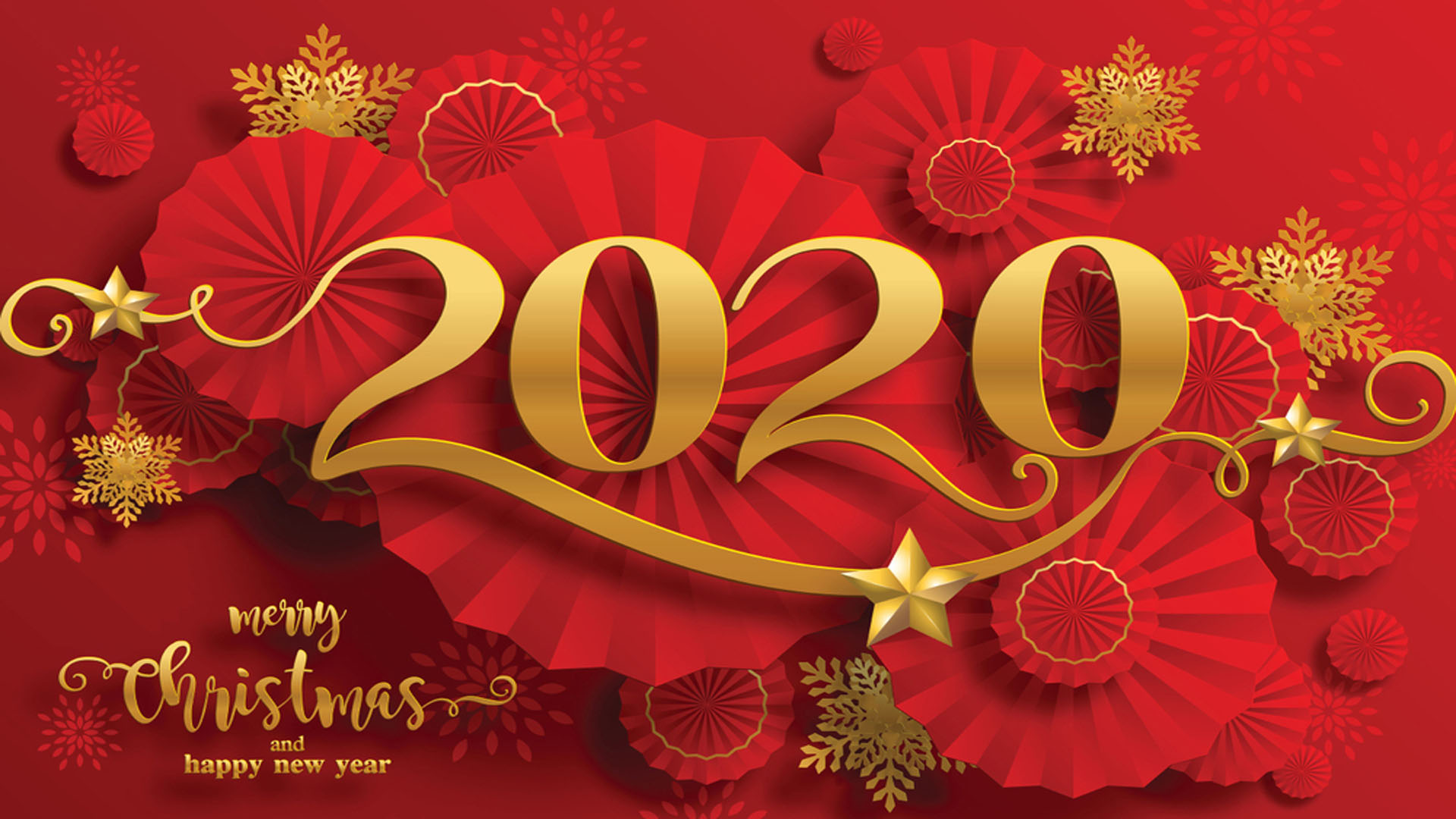 Chinese New Year 2020 Greeting Card For Mobile Phones Tablet And Pc : Wallpapers13.com1920 x 1080
