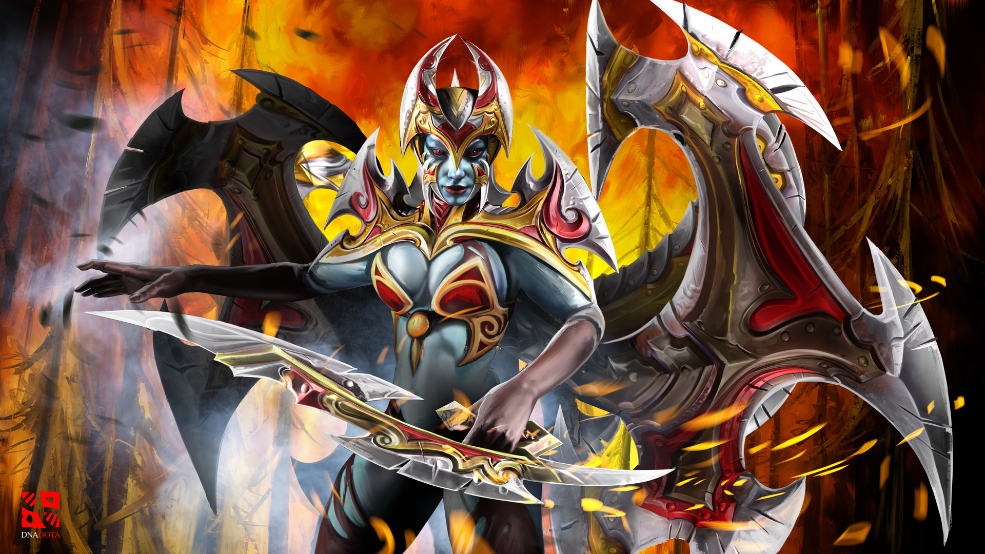 Dota Queen Of Pain Loading Screen Wallpapers Hd For Android Mobile Phone :  