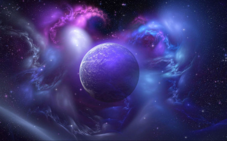 nebula screensaver animated