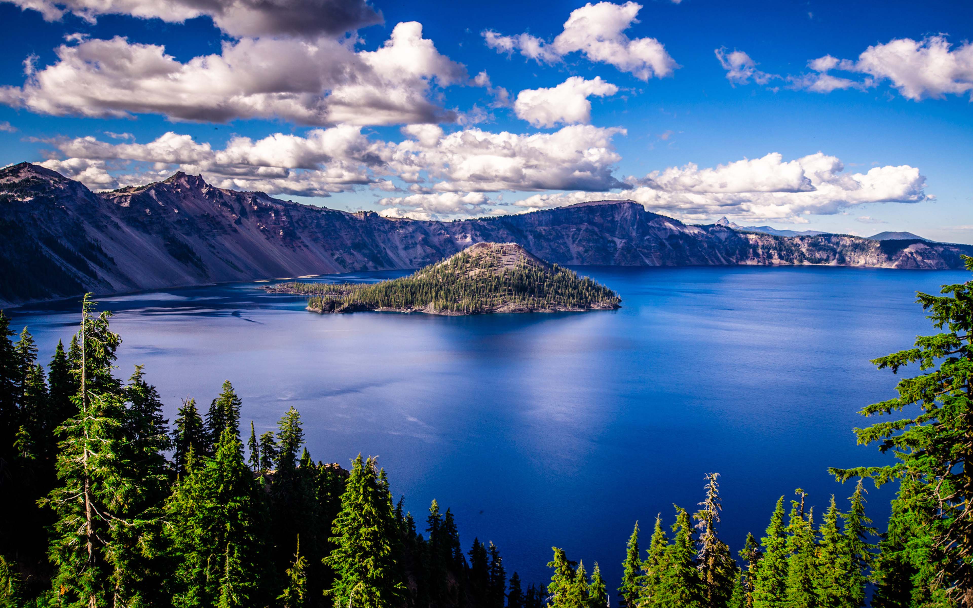 Озеро. Кратерное озеро в Орегоне. Озеро Крейтер, штат Орегон, США. Кратерное озеро, Орегон, США. Национальный парк озеро Крейтер.